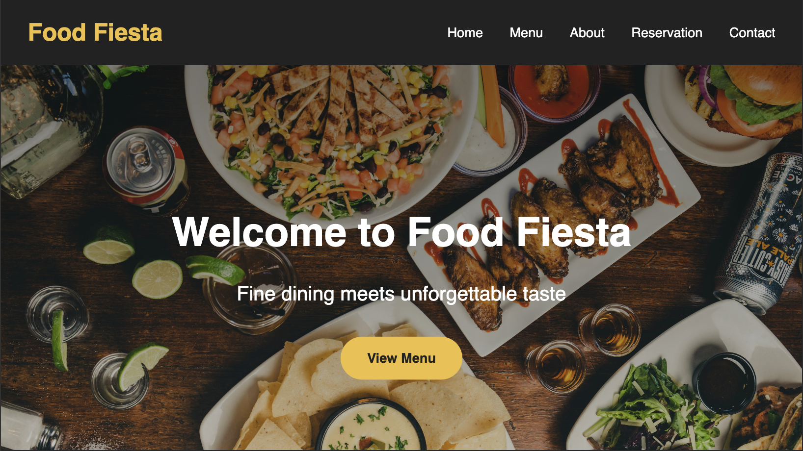 Food Fiesta Project